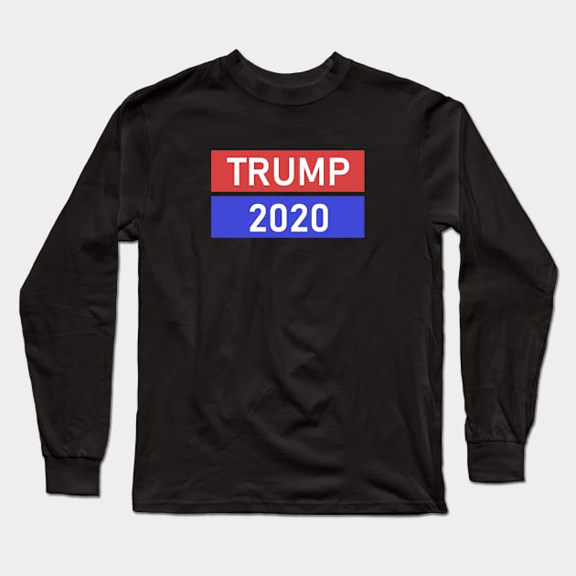 TRUMP 2020 Support Logo Long Sleeve T-Shirt by Zeeph